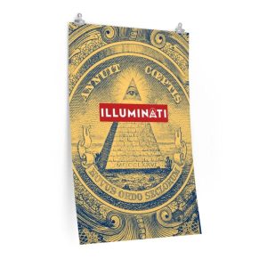 Novus Ordo Seclorum Illuminati Poster Banner [Yellow]
